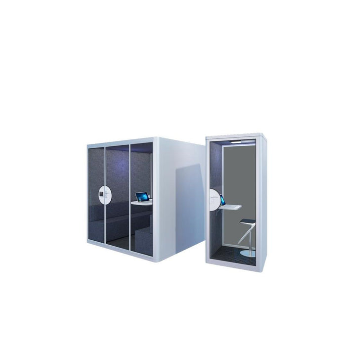 Cyspace 2 Person Office Sound Proof Booth with 1 table 2 chairs