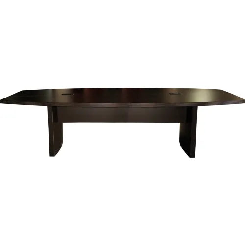 Safco 12' Boat-Shaped Conference Table Mocha - Aberdeen Series
