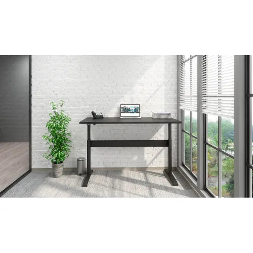 RightAngle Bonita Electric Height Adjustable Desk 30"x60", Black w/Black Base